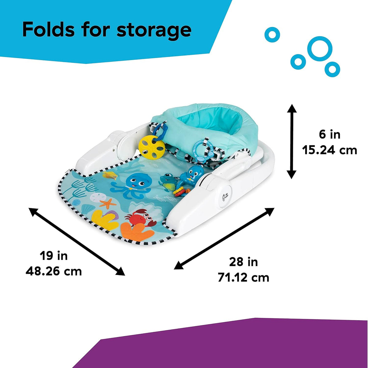 Baby Einstein Sea of Support 2 az 1-ben ülés kivehető tálcával 4 hó+