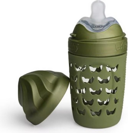 HEROBILITY Hero Eco biberon in vetro con custodia 220 ml 6 m+ tettarella M