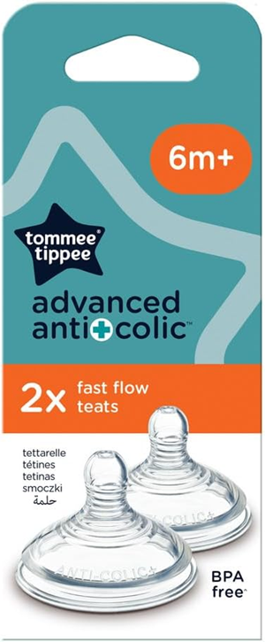 TOMMEE TIPPEE πιπίλες 6 μηνών+ 2 τεμ. ADVANCED ANTI-COLIC