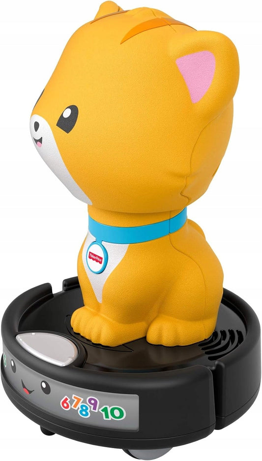 FISHER-PRICE GMX70 porszívón lovagló macska, dallamokkal és fényekkel