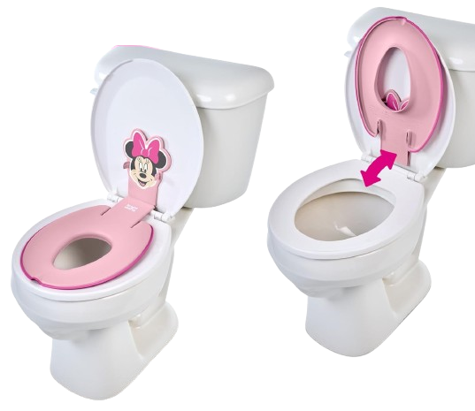 BRIGHT STARTS Flip & Sit nakładka na sedes 18 m+ 23 kg DISNEY MINNIE