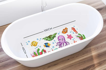 HOMERELLA skridsikker vinylbademåtte 40 x 100 cm