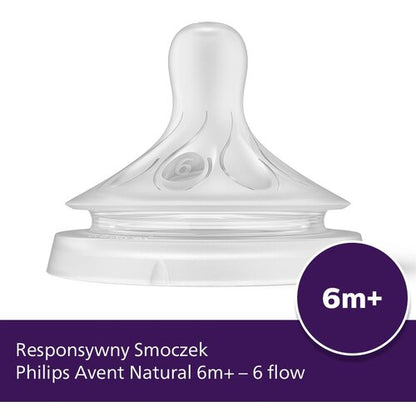 Philips Avent Natural Response биберон за шише, поток 6