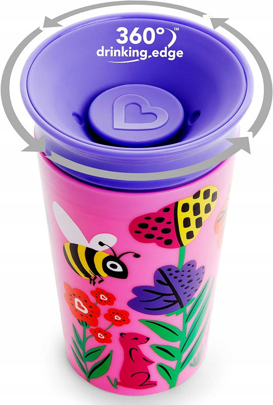 MUNCHKIN WildLove NON-DRIP 360° Κύπελλο ΜΕΛΙΣΣΑ 1 τεμάχιο