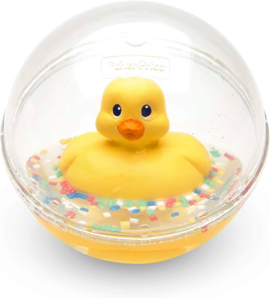 FISHER-PRICE DVH21 pelota rodante con patito 10 cm