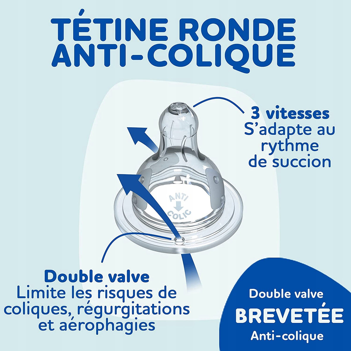 DODIE anti-kolikflaska 270 ml 0-6m