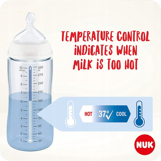 NUK Perfect Start hőmérséklet-ellenőrzős cumisüveg készlet 9 db.