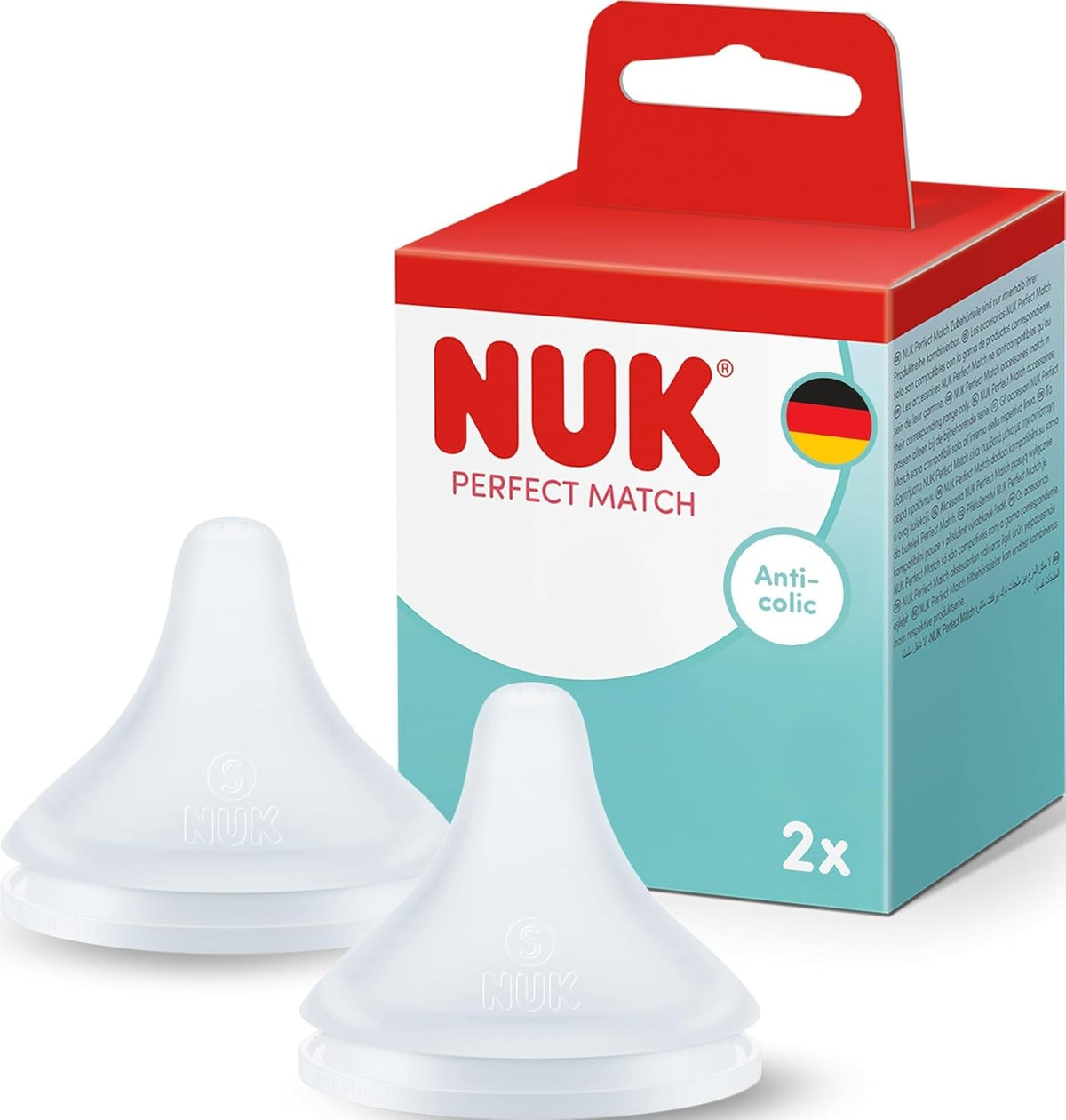 NUK Perfect Match tetina 6m+ x2