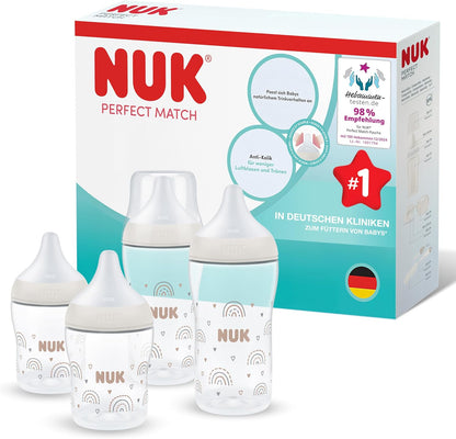 NUK Perfect Match anti-kolikflaskor 150/260 ml 3m+