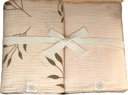 DIKOS otulacze pieluszki muślinowe x2 120x120cm