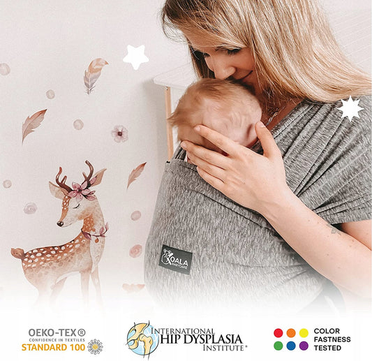 KOALA BABYCARE слинг за носене на бебе 2в1