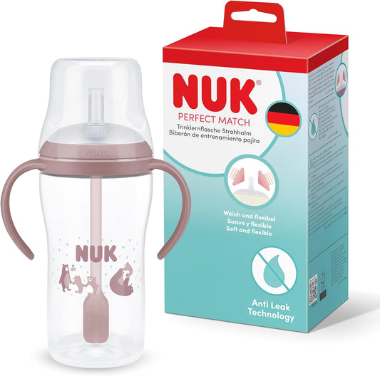 NUK Perfect Match чаша със сламка 260 ml 8m+