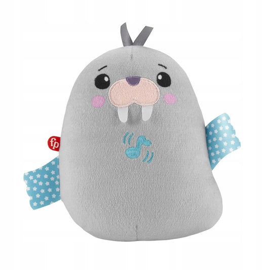 FISHER-PRICE Chill Vibes plüss játék dallamokkal és rezgéssel FÓKA 17 cm