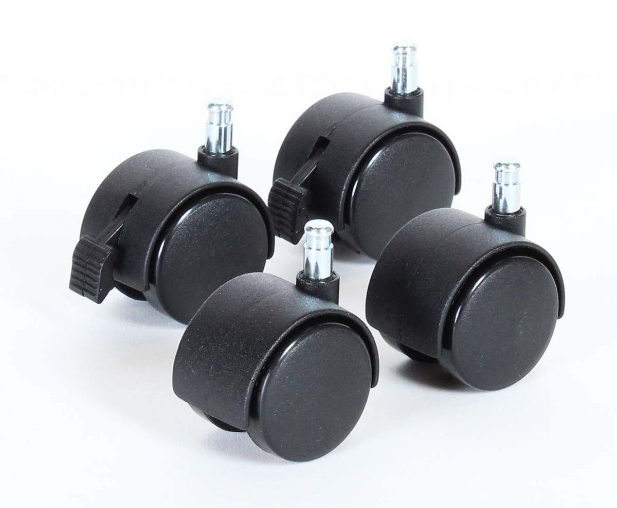 BABYBAY 100400 ruote girevoli con freno per lettino 4 pezzi 40 mm