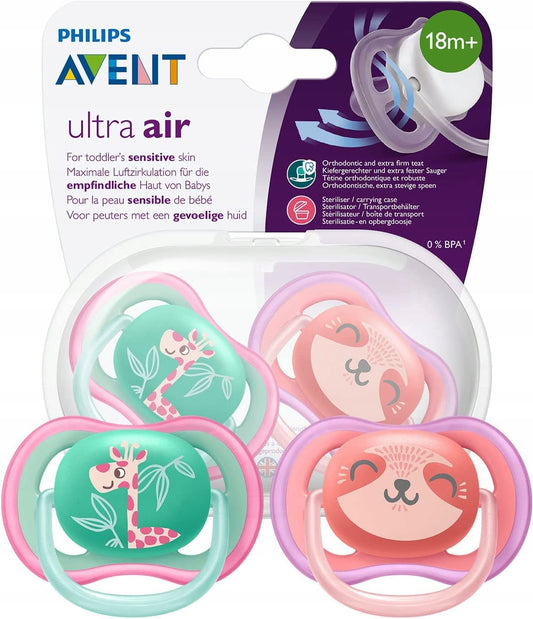 PHILIPS AVENT Chupetes Ultra Air x 2 18m+