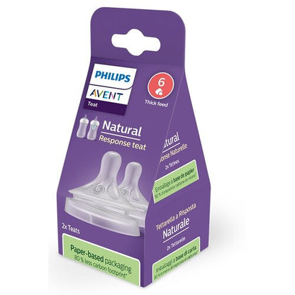 Philips Avent Natural Response биберон за шише, поток 6