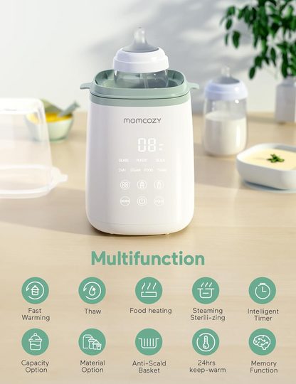 MOMCOZY aquecedor de biberões e frascos 4 em 1