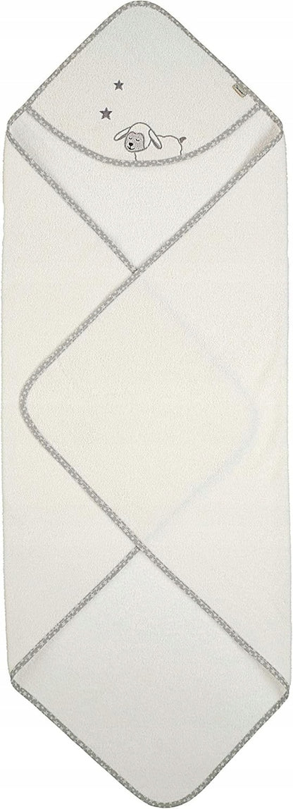 STERNTALER Stanley Owca RĘCZNIK Z KAPTUREM 80X80cm "O