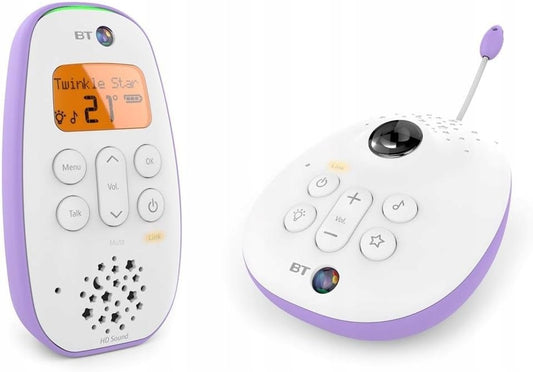 BT 450 cyfrowa niania elektroniczna audio z projektorem gwiazd