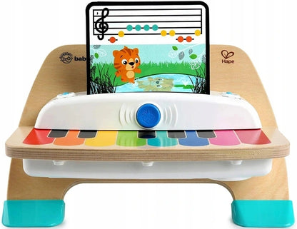 BABY EINSTEIN Hape Magic Touch pian din lemn cu clape tactile 18 x 30 cm