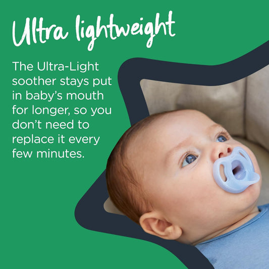 TOMMEE TIPPEE Ultra Light smoczek uspokajający x2 0-6msc
