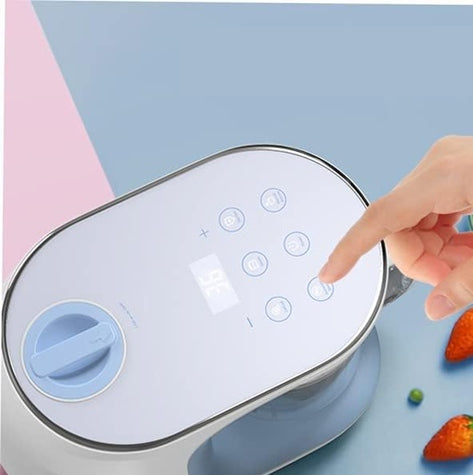ECCOMUM robot culinaire 5-en-1 cuiseur vapeur blender stérilisateur + spatule