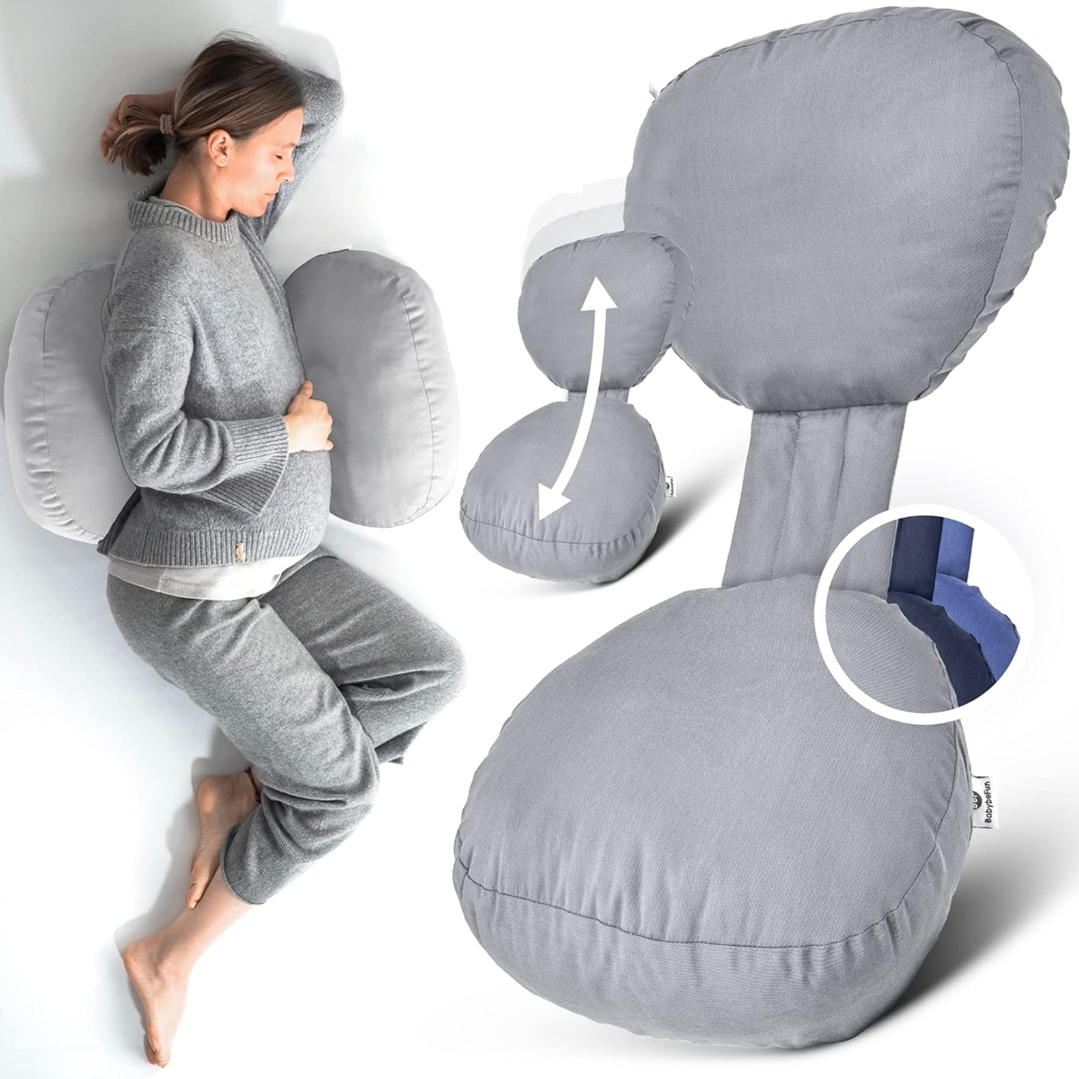 BABYBEFUN coussin de grossesse compact