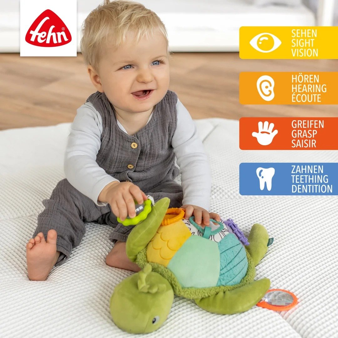 Fehn tortue de mer XL jouet d’activités 3m+