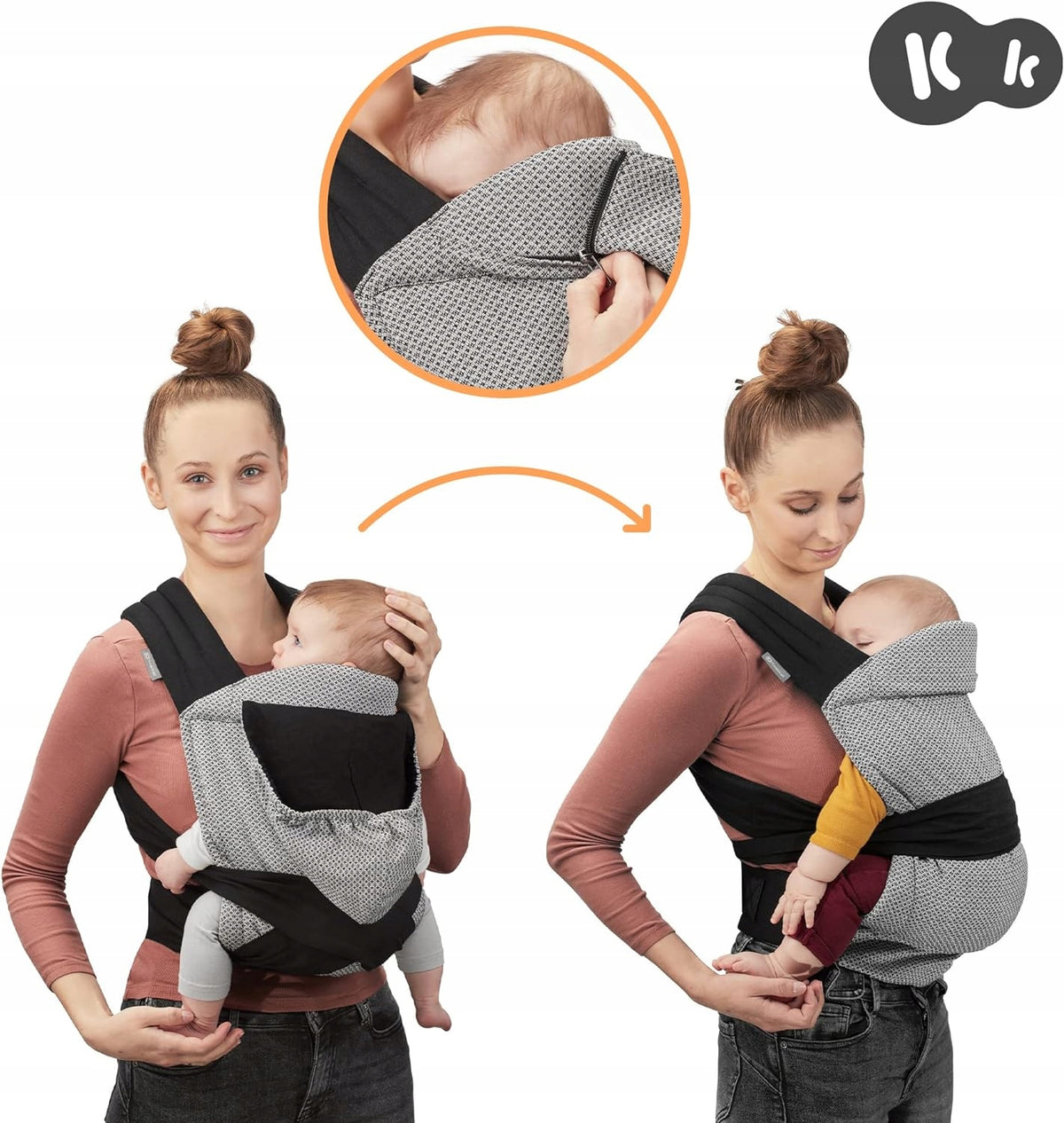 KINDERKRAFT ADOREE nosidełko ergonomiczne MEI TAI