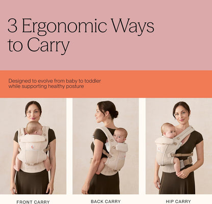 ERGOBABY ADAPT SoftFlex MESH nosidełko ergonomiczne 3,2-20kg