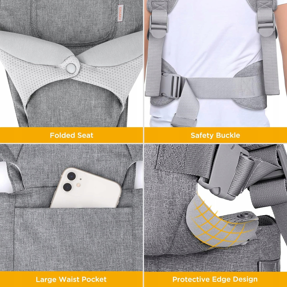 GAGAKU ergonomisk bärsele 0-36 mån 3i1