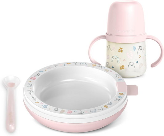 SUAVINEX set termico piatto tazza cucchiaio FOREST