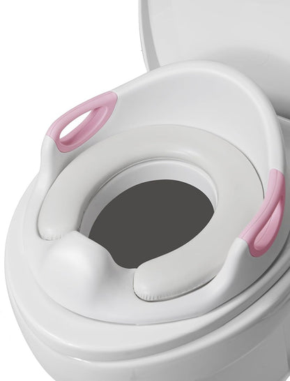 DEANIC приставка за тоалетна с мека седалка, дръжки и заключване