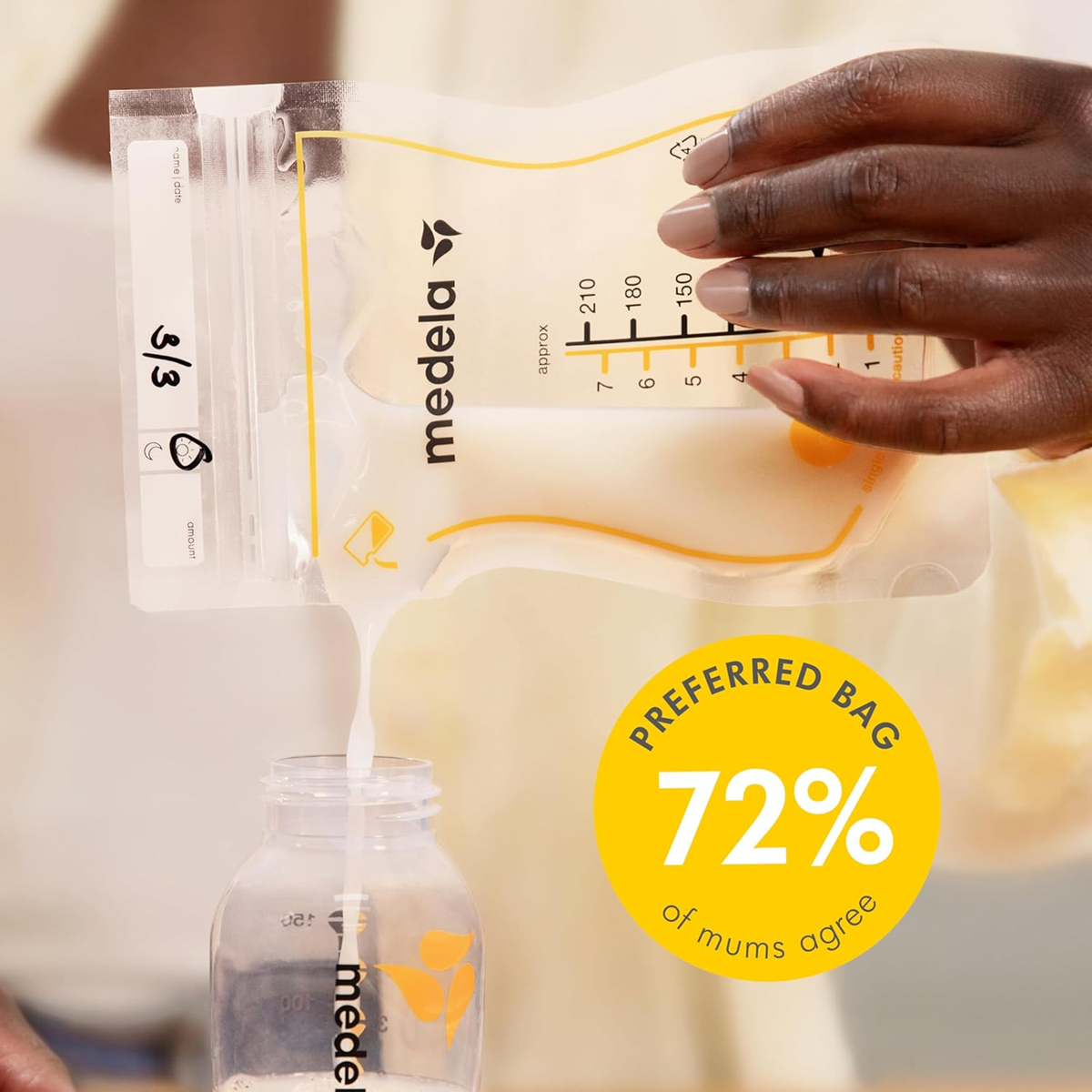 MEDELA торбички Easy Pour за съхранение на кърма 50бр.