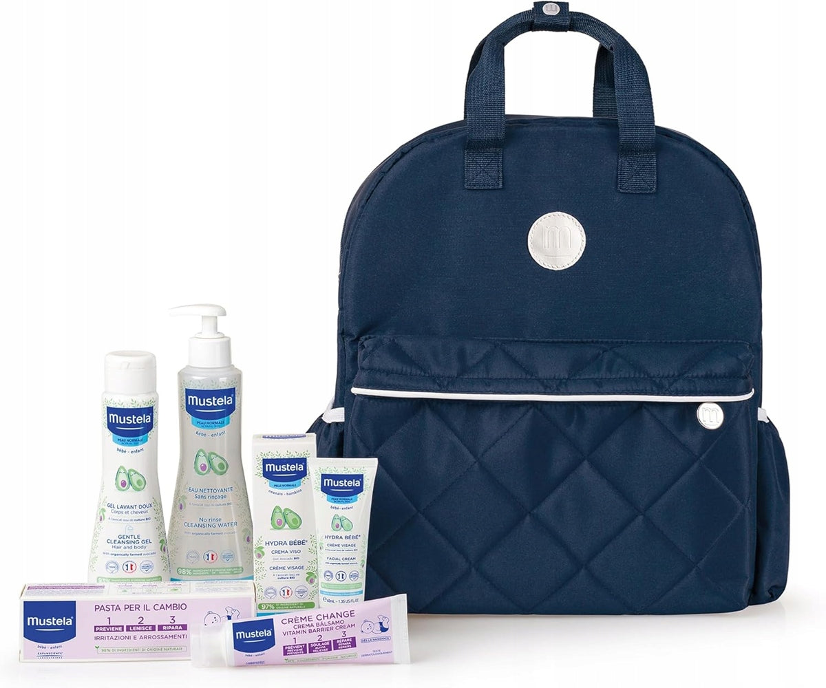 MUSTELA чанта / раница + козметика