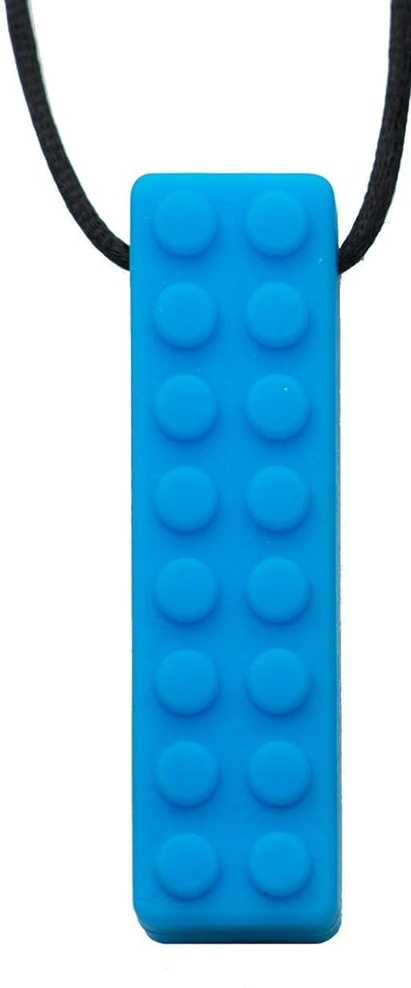 TILCARE Chew Chew collana mordicchiabile calmante 1,8 x 6,4 cm BLU