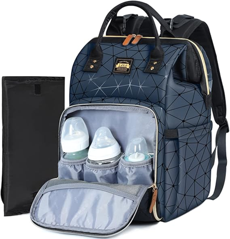 LEKEBABY zaino per pannolini e accessori IMPERMEABILE