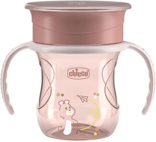 CHICCO Perfect Cup tazza antigoccia beccuccio 360 gradi 200 ml 12 m+