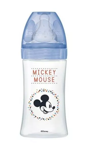 DODIE cumisüveg 270 ml 0–6 hónap cumi 2 közepes áramlás MICKEY