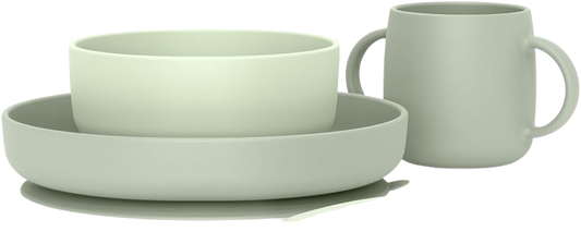 SUAVINEX Selection set di stoviglie in silicone 3 pezzi 4m+