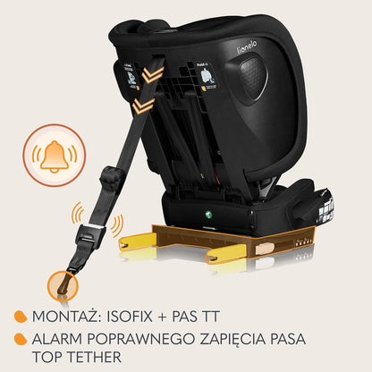 LIONELO NELLY i-Size scaun auto 76-150cm cu ISOFIX