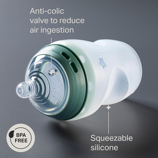 TOMMEE TIPPEE cumisüveg closer to nature SOFT FEEL SZILIKON 260 ml
