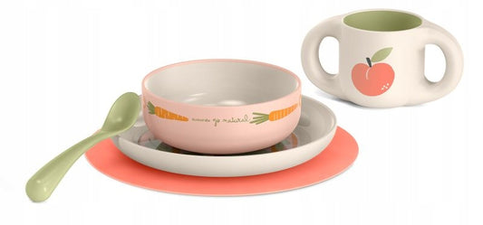 SUAVINEX Go Natural Geschirrset 5-teilig 6M+