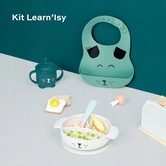 BABYMOOV LEARN'ISY Geschirr-Set 15-24 Monate Silikon