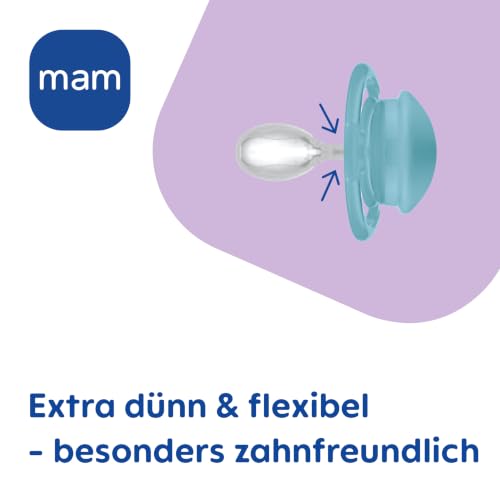 Sucette physiologique en silicone MAM Perfect 16 mois et plus x2