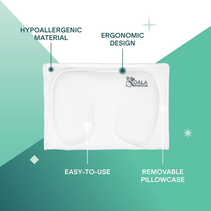 KOALA BABYCARE almofada para bebé + fronha PREVINE a plagiocefalia
