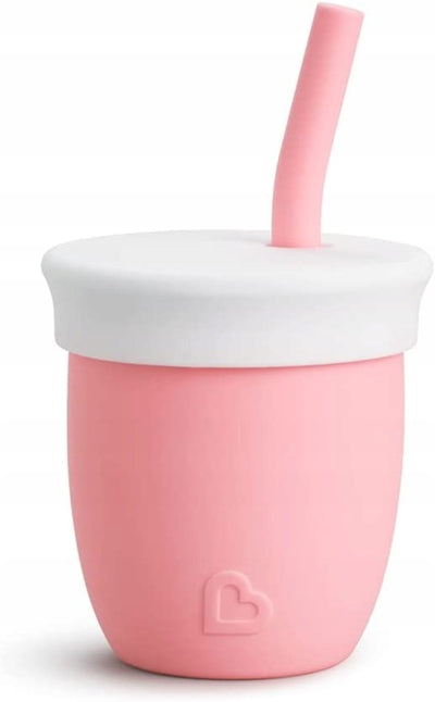 MUNCHKIN C'est Silicone ! gobelet avec paille 6mois+ 120ml