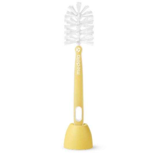 MEDELA 2 az 1-ben cumi- és üvegmosó kefe 30 cm + tartó