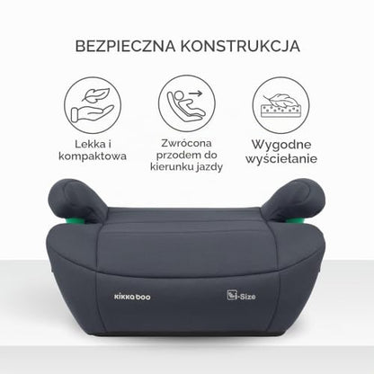 KikkaBoo i-Pop i-Size-Isofix-Sitzerhöhung 125-150 cm