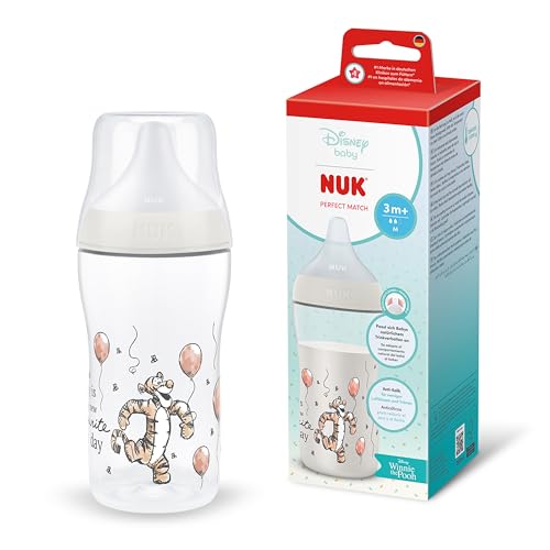 NUK Perfect Match antikrampjesfles 260 ml 3m+ Disney Tijgertje